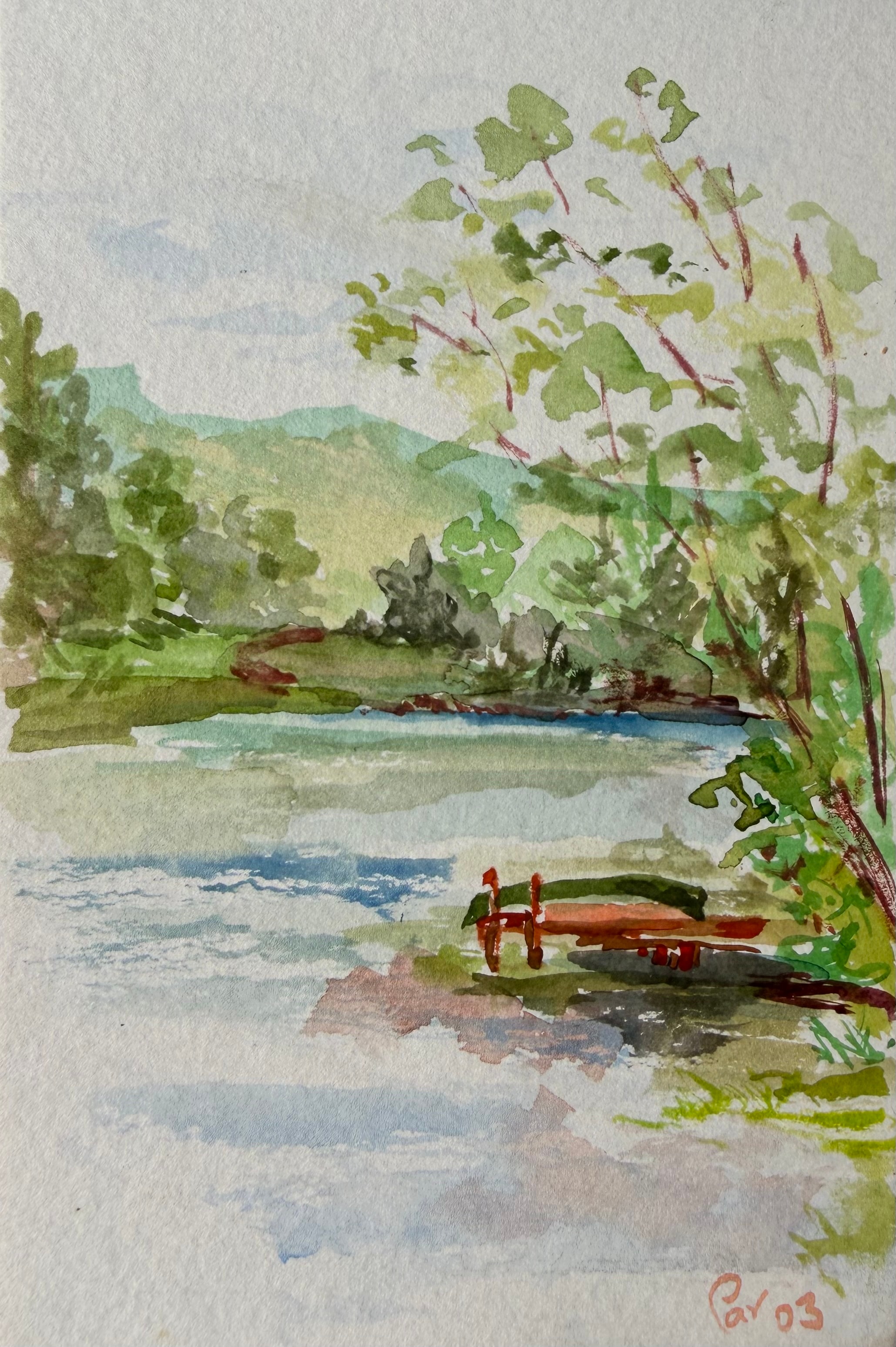 At the Lake: Dock